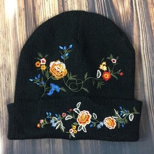Elegant Embroidered Beanie